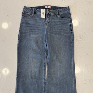 CAbi Straight-Leg Jeans in Classic Blue Denim